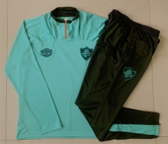 2025-2026 Fluminense de Feira Green Thailand Soccer Tracksuit Uniform-815