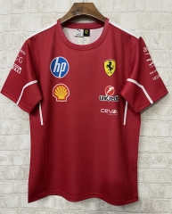 （s-5xl）2025 Ferrary Red  Formula One Racing Suit(Crew Neck)