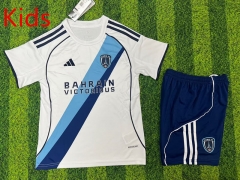 25-26 Paris FC Away White Kids/Youth Soccer Uniform-1947