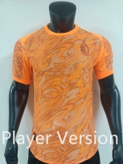 Player Version 2025-2026  AC Milan Orange Thailand Soccer Jersey AAA-1959
