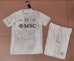 2025-26 Napoli Away White Soccer Uniform-718