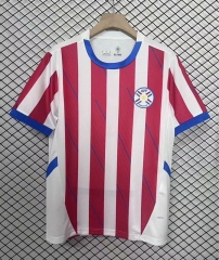 2025-26 Paraguay Home Red&White Thailand Soccer Jersey AAA-2044