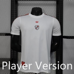 Player Version 2025-2026 Casual Edition River Plate White Thailand Soccer Jersey AAA-888