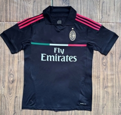 Retro Version 11-12 AC Milan Away Black Thailand Soccer Jersey AAA-6157
