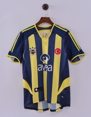 Retro Version 07-08 Season Fenerbahçe Home Yelloe&Blue Thailand Soccer Jersey AAA-7189