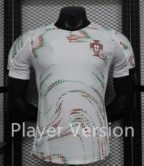 Player Version 2025-26  Portugal Away White  Thailand Soccer Jersey AAA-888