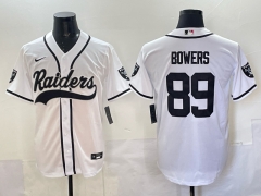 NFL  3rd Generation Joint Edition Las Vegas Raiders White#89 Jersey-0840