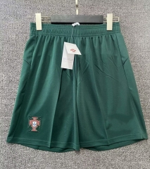 2025-26 Portugal Home Green Thailand Soccer Shorts