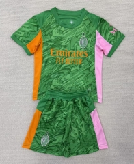 2025-26 AC Milan Goalkeeper Green Soccer Uniform-AY