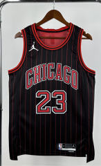 2025 Flyer Version Chicago Bulls Black&Red #23 NBA Jersey-311