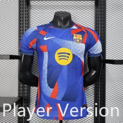 Player Version 25-26 Special Edition Barcelona Blue Thailand Soccer Jersey AAA-888