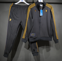 2025-26 Manchester United Black  Thailand Soccer Jacket Uniform-4563
