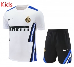 25-26 Inter Milan White Kids/Youth Soccer Uniform-418