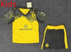 2025-2026 Borussia Dortmund Home Yellow Kids/Youth Soccer Uniform-GB
