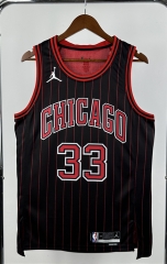 2025 Flyer Version Chicago Bulls Black&Red #33 NBA Jersey-311