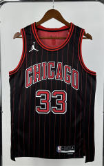 2025 Flyer Version Chicago Bulls Black&Red #33 NBA Jersey-311