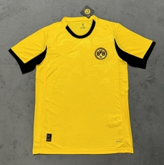 (S-4XL) 25-26 Steel plate Borussia Dortmund Yellow Thailand Soccer Jersey AAA-4506