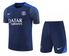 25-26 Paris SG Royal Blue Thailand Training Soccer Uniform-418