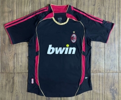 Retro Version 06-07 AC Milan 2nd Away Black Thailand Soccer Jersey AAA-6157
