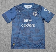 (S-4XL) 25-26 Monterrey Royal Blue Thailand Soccer Jersey AAA-912