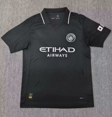 2025-26 Manchester City Black Thailand Soccer Jersey AAA-2483