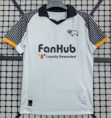 (S-4XL)25-26 Derby County Home White Thailand Soccer Jersey-9070