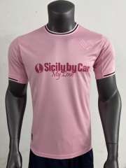 25-26 Palermo F.C Home Pink Thailand Soccer Jersey AAA(With Ads)-416
