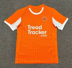 (s-4xl)2025-26 Blackpool Home Orange Thailand Soccer Jersey AAA-512