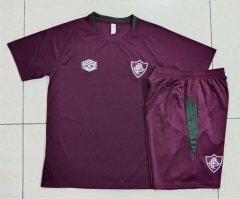 2025-2026 Fluminense de Feira Red Short-sleeved Thailand Soccer Tracksuit Uniform-815