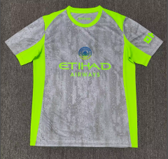 25-26 Manchester City 2nd Away Green&Grey Thailand Soccer Jersey AAA