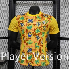 Player version 25-26  Ghana Yellow Thailand Soccer Jersey AAA-888