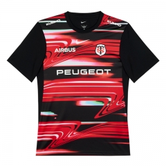 2025 Toulouse Red&Black Thailand Rugby Shirt
