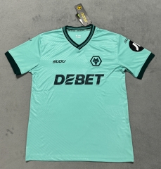 (S-4XL) 2025-2026 Wolverhampton Wanderers Away Green Thailand Soccer Jersey AAA-4506