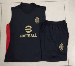 2024-25 AC Milan Black Thailand Short-sleeved Tracksuit-815