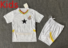 2025-2026 Ghana Home White Kids/Youth Soccer Uniform-6748