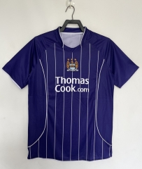 Retro Version 2007-08 Manchester City Away Purple Thailand Soccer Jersey AAA-811