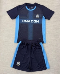 2025-26 Olympique de Marseille Away Royal Blue Soccer Uniform-AY