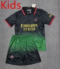 2025-26  AC Milan Special Edition Green Black Kids/Youth Soccer Uniform-4247
