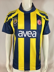 Retro version 07-08 Fenerbahçe Home Yellow Thailand Soccer Jersey AAA-503