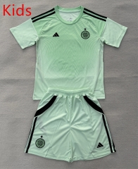 25-26 Celtic Goalkeeper Green Kids/Youth Soccer Uniform-AY