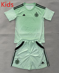 25-26 Celtic Goalkeeper Green Kids/Youth Soccer Uniform-AY
