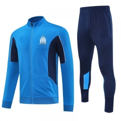 25-26 Olympique Marseille Color Blue Thailand Soccer Jacket-4627