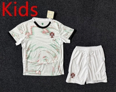 2025-26 Portugal Away White Soccer Uniform-GB