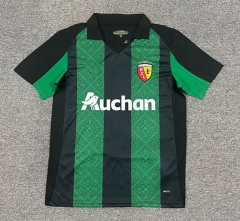 (S-4XL) 25-26 Racing Club de Lens Away Black&Green Thailand Soccer Jersey AAA-512