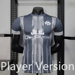 Player Version 2025-26 Olympique de Marseille  Grey Thailand Sccer Jersey AAA-888