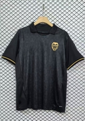 （without ads） 2024-25  Valencia Away Black Thailand Soccer Jersey AAA-2044