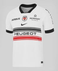 2025 Toulouse Home White Thailand Rugby Shirt
