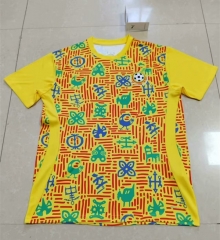 2025-26 Ghana Yellow  Thailand Soccer Jersey AAA-0485