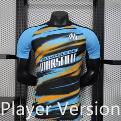 Player Version 2025-26 Olympique de Marseille Blue&Orange Thailand Sccer Jersey AAA-888