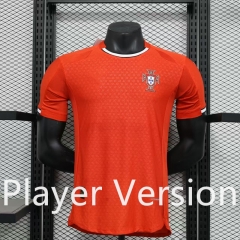 Player Version 2025-26  Portugal  Home Red Thailand Soccer Jersey AAA-888